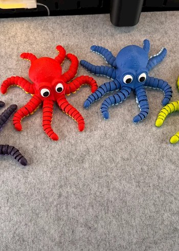 Renkli Oyuncak Hareketli Ahtapot - Görsel 2