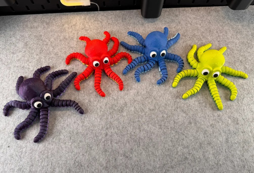 Renkli Oyuncak Hareketli Ahtapot - Görsel 2