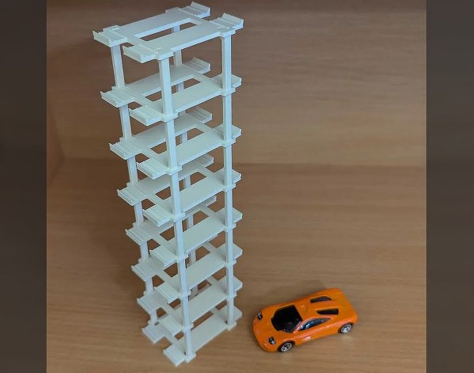 Oyuncak Araç Platformu - Model Araba İstif Standı 1:64 Ölçek - Görsel 3