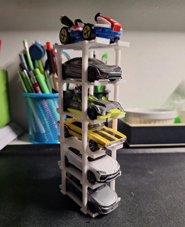 Oyuncak Araç Platformu - Model Araba İstif Standı 1:64 Ölçek - Görsel 5