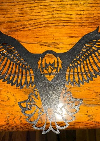 Dekoratif Duvar Süsü Kartal - Wall Art Kartal Motif Model2 - Görsel 2