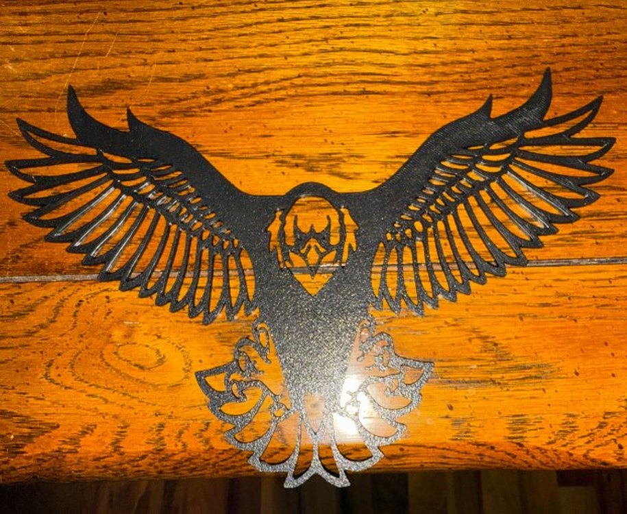Dekoratif Duvar Süsü Kartal - Wall Art Kartal Motif Model2 - Görsel 2