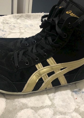 Siyah Asics Güreş ayakkabı - Görsel 2