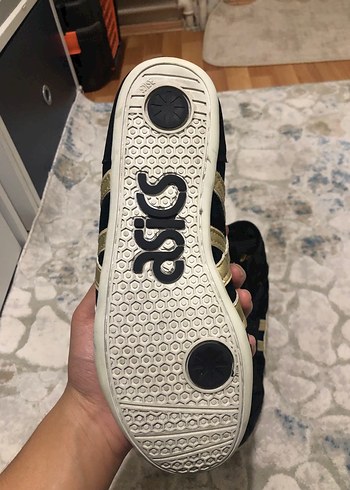 Siyah Asics Güreş ayakkabı - Görsel 6