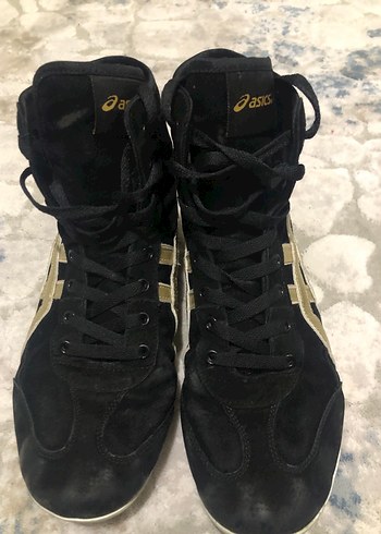 Siyah Asics Güreş ayakkabı - Görsel 5