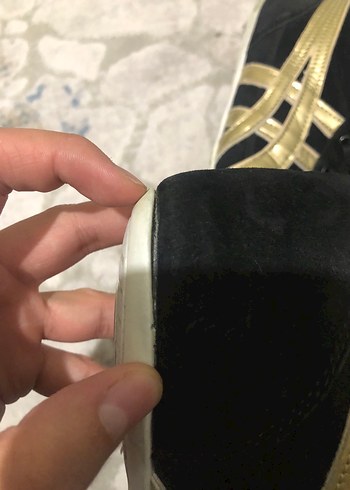 Siyah Asics Güreş ayakkabı - Görsel 8