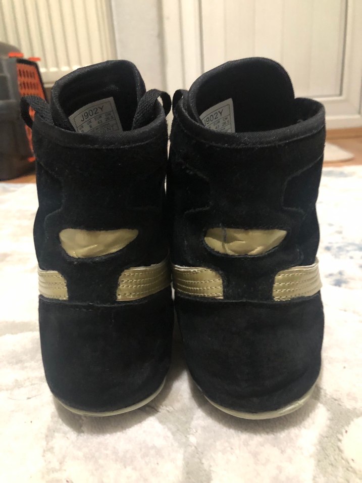 Siyah Asics Güreş ayakkabı - Görsel 4