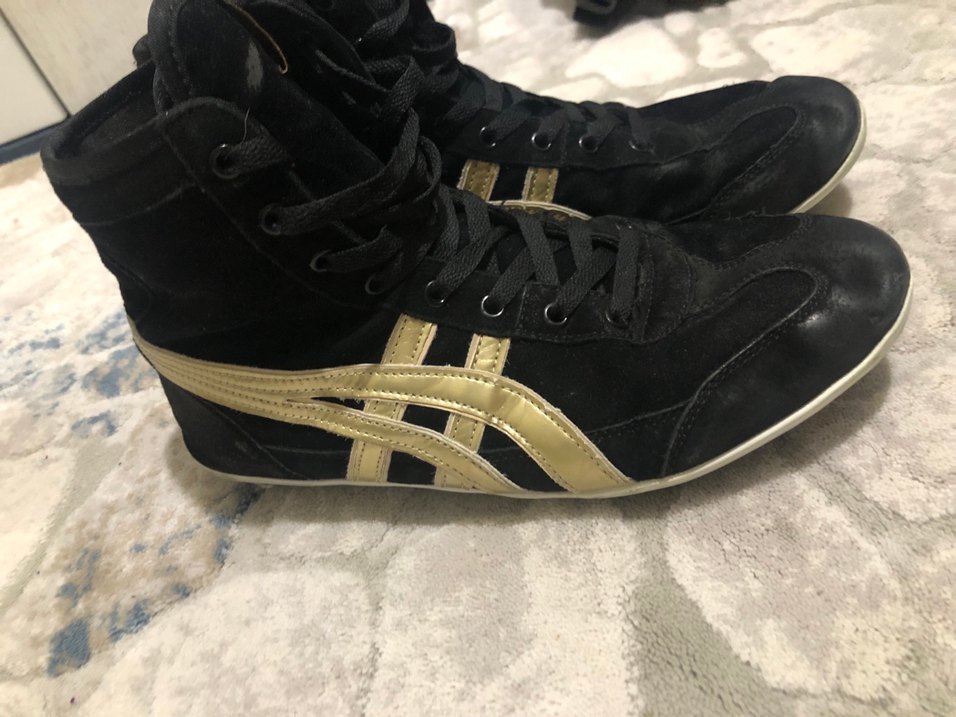 Siyah Asics Güreş ayakkabı - Görsel 3