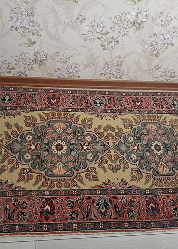 Çiçek Desenli Çok Renkli antika el dokuması Halı - Görsel 2