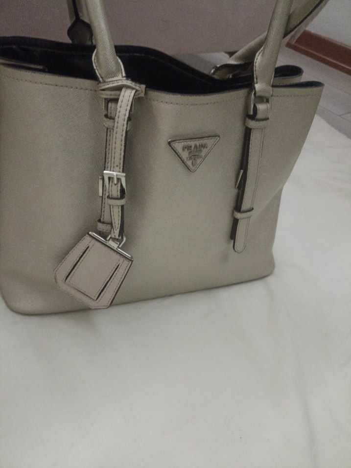 Bej Deri Tokalı Kadın El Çantası - Görsel 2