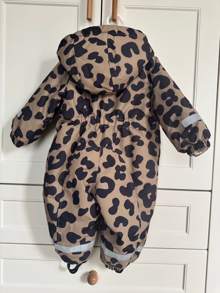 Kahverengi Leopar Desenli H&M Bebek Tulumu - Görsel 2