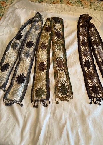 Dantel İşlemeli Bohem Kadın Şal - Görsel 2