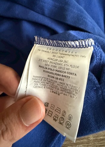 orijinal moncler polo tisort - Görsel 7