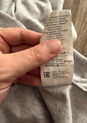 orijinal kenzo xl gri tisort - Görsel 4