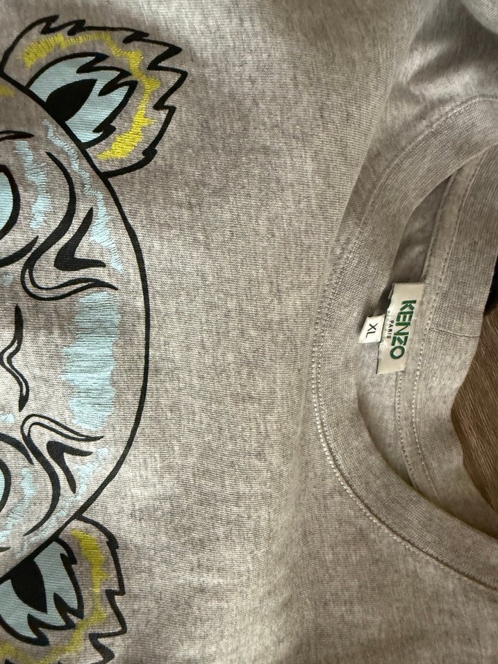 orijinal kenzo xl gri tisort - Görsel 2