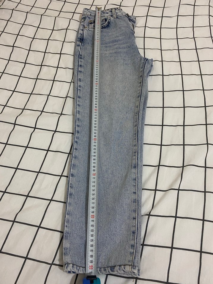 Trendyolmilla Kadın Mavi Denim Regular Fit Jean - Görsel 3