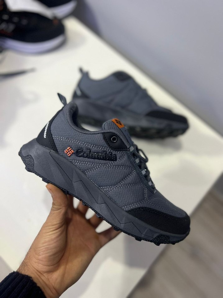 Gri Bağcıklı Erkek Outdoor Spor Ayakkabı - Görsel 2