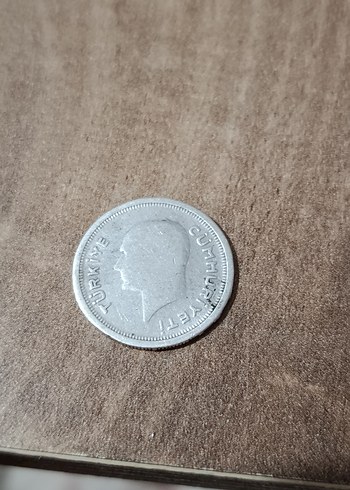 gümüş 25 Kuruş 1936 - Görsel 2