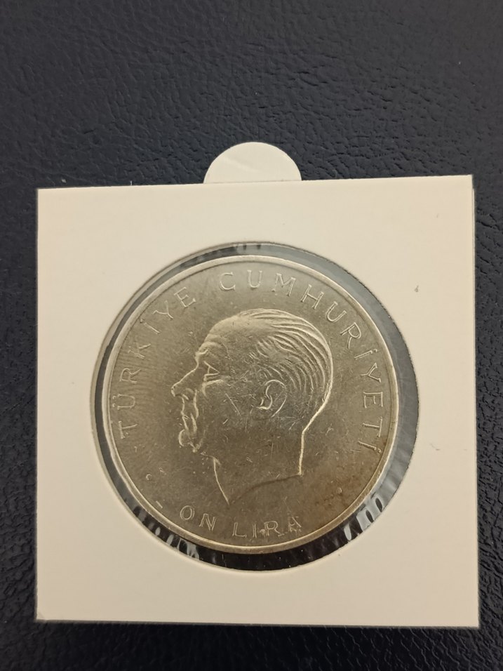 Gümüş 1960 İhtilal 10 lira - Görsel 2