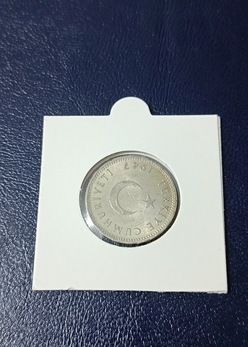 Gümüş 1947 ters basım 1 lira - Görsel 2