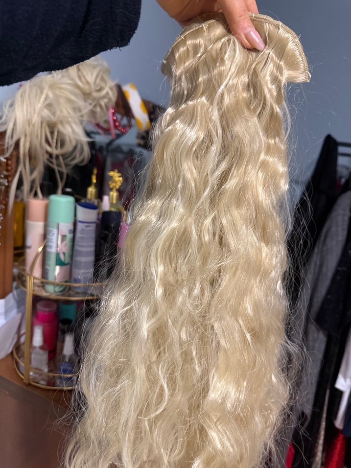 Bej Püsküllü Kadın Saç Aksesuarı - Görsel 2