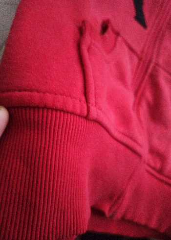 Kız Çocuk Kapüşonlu Fermuarlı Pembe Yelek - Görsel 2