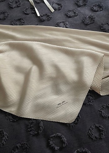 Bej Pileli Eşarp - Fresh Scarfs - Görsel 2