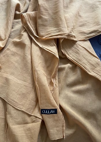 Sarı Keten Bohem Tarzı Kadın Şal - Görsel 2