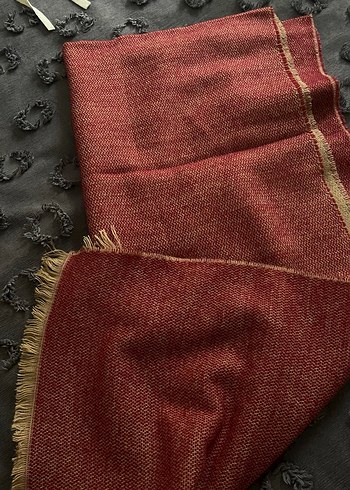 Bohem Bordo Kadın Şal - Görsel 2