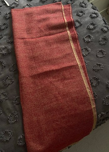 Bohem Bordo Kadın Şal - Görsel 3