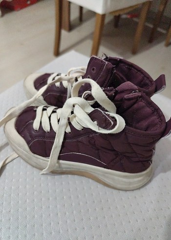 Mor Dolgu Topuklu Kadın Spor Ayakkabı - Görsel 3