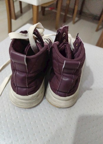 Mor Dolgu Topuklu Kadın Spor Ayakkabı - Görsel 4