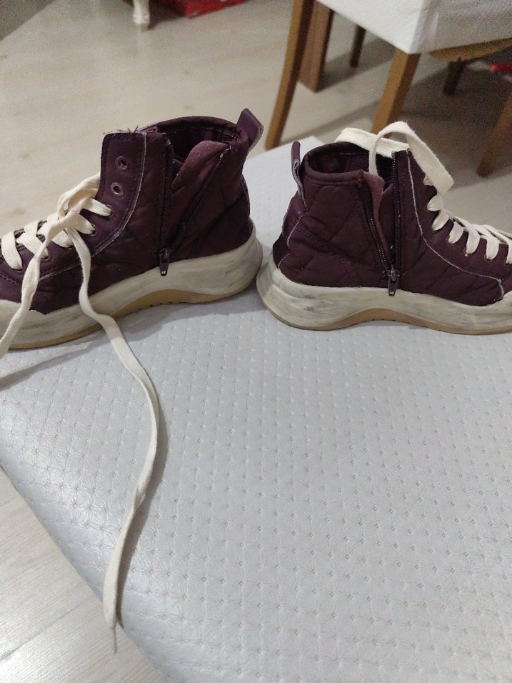 Mor Dolgu Topuklu Kadın Spor Ayakkabı - Görsel 2