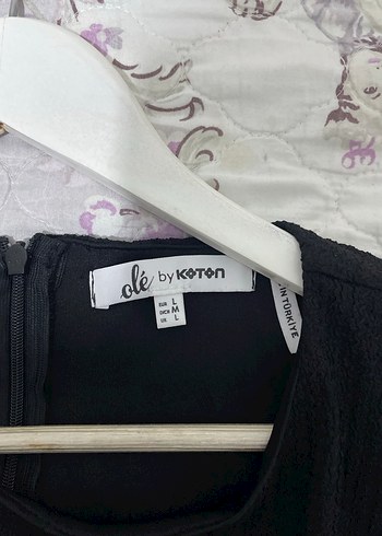 Siyah bisiklet Yaka Mini Elbise - Görsel 3