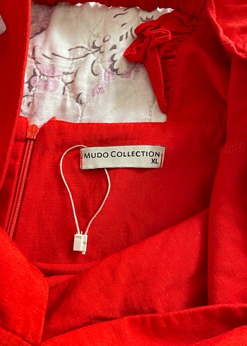 Kırmızı Dantel Detaylı V Yakalı Mini Elbise - Görsel 7