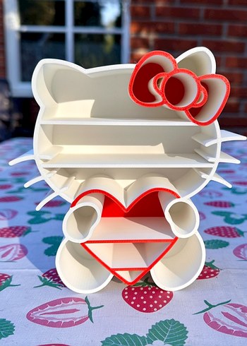 Beyaz Hello Kitty Raf - Görsel 3