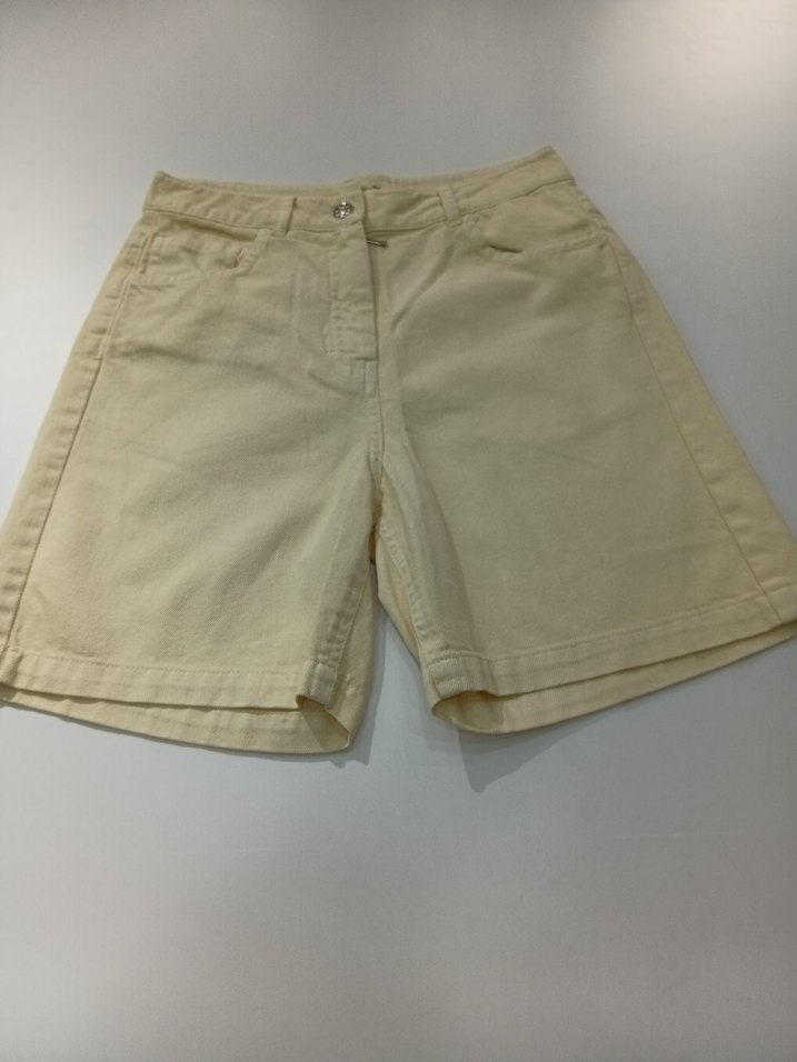 Bej Kadın Bermuda Şort - Görsel 2