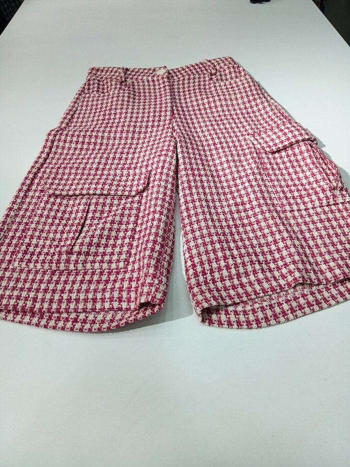 Pembe Mini Street Wear Kadın Bermuda Şort - Görsel 2