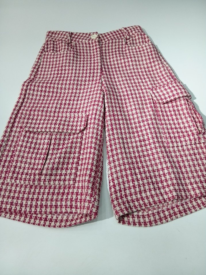 Pembe Mini Street Wear Kadın Bermuda Şort - Görsel 3