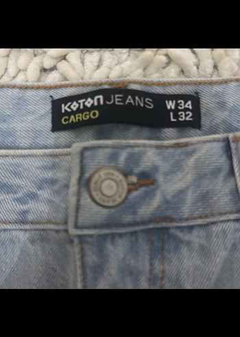 Denim Kargo Kot Pantolon - Görsel 2