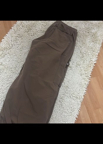 Kemerli Rahat Kesim paraşüt Pantolon - Görsel 4