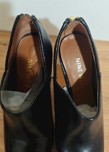 NİNE WEST Siyah Deri Stiletto Topuklu Kadın Bot - Görsel 2