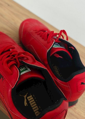 Kırmızı Puma Roma Platform Sneakers - Görsel 3