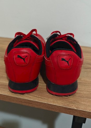 Kırmızı Puma Roma Platform Sneakers - Görsel 5
