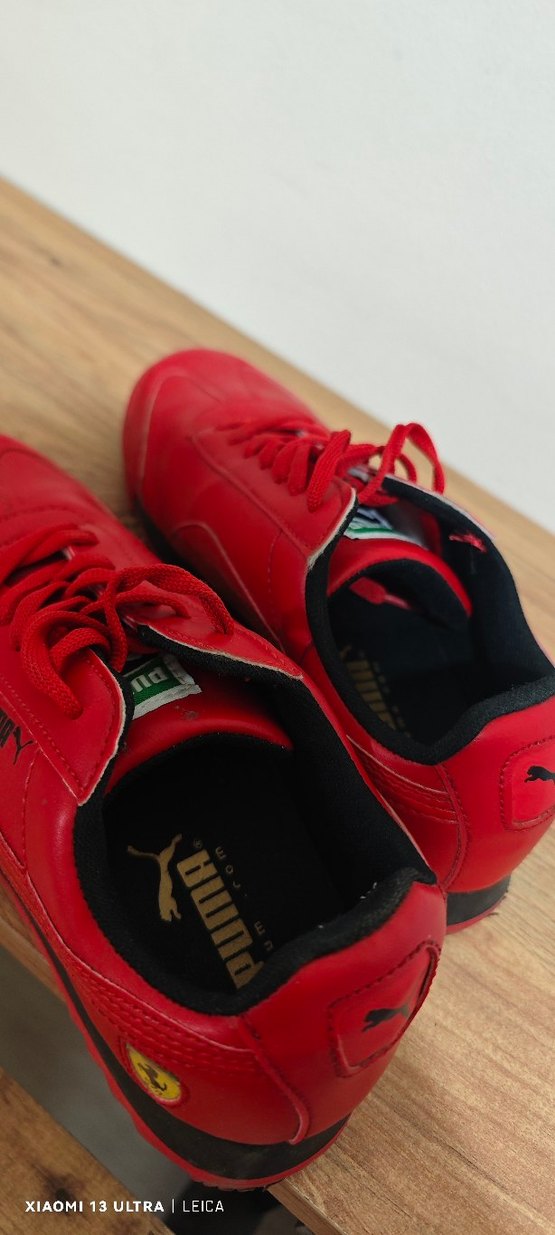 Kırmızı Puma Roma Platform Sneakers - Görsel 3