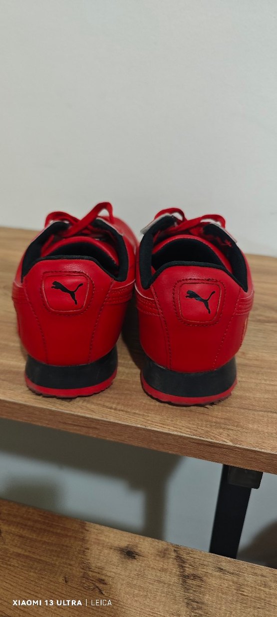 Kırmızı Puma Roma Platform Sneakers - Görsel 5