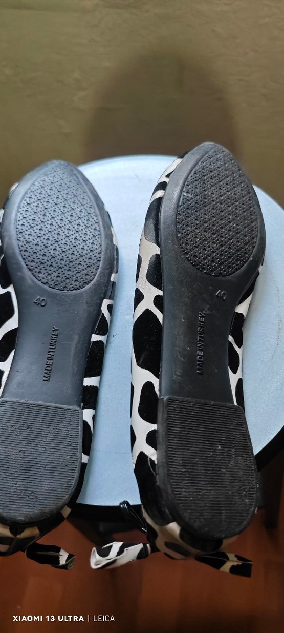 Zebra Desenli Tokalı Kadın Düz Ayakkabı - Görsel 3