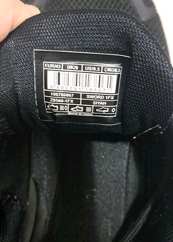 Siyah Bağcıklı Spor Kadın Sneakers - Görsel 2