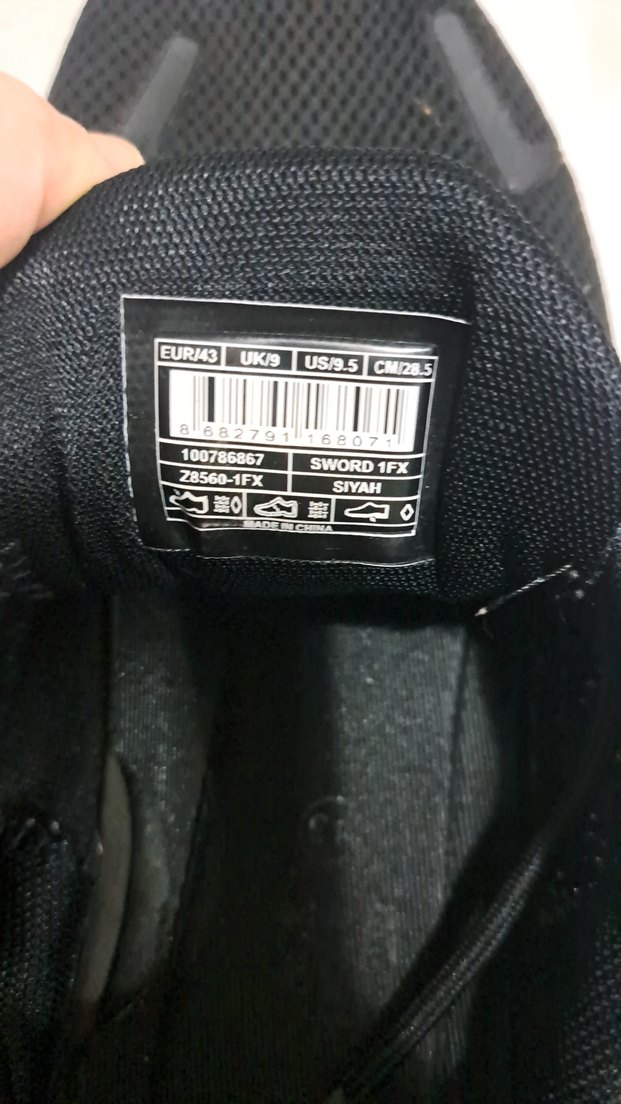 Siyah Bağcıklı Spor Kadın Sneakers - Görsel 2