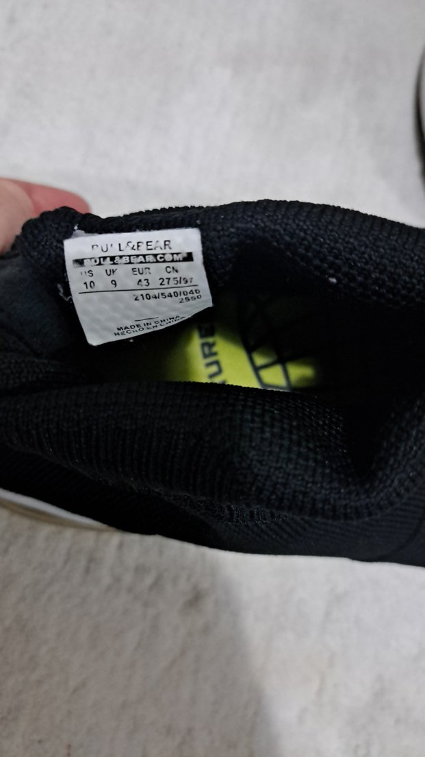 siyah çorap erkek ayağı pullbear - Görsel 2